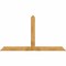 Ekena Millwork Portland Rough Sawn Timber Gable Bracket, Western Red Cedar, 96"W x 52"H x 4"D x 6"F, 13/12 Pitch GBW096X52X0406POR00RWR - alternate 1